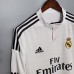 Real Madrid 14/15 Home White Long Sleeve Soccer Jersey